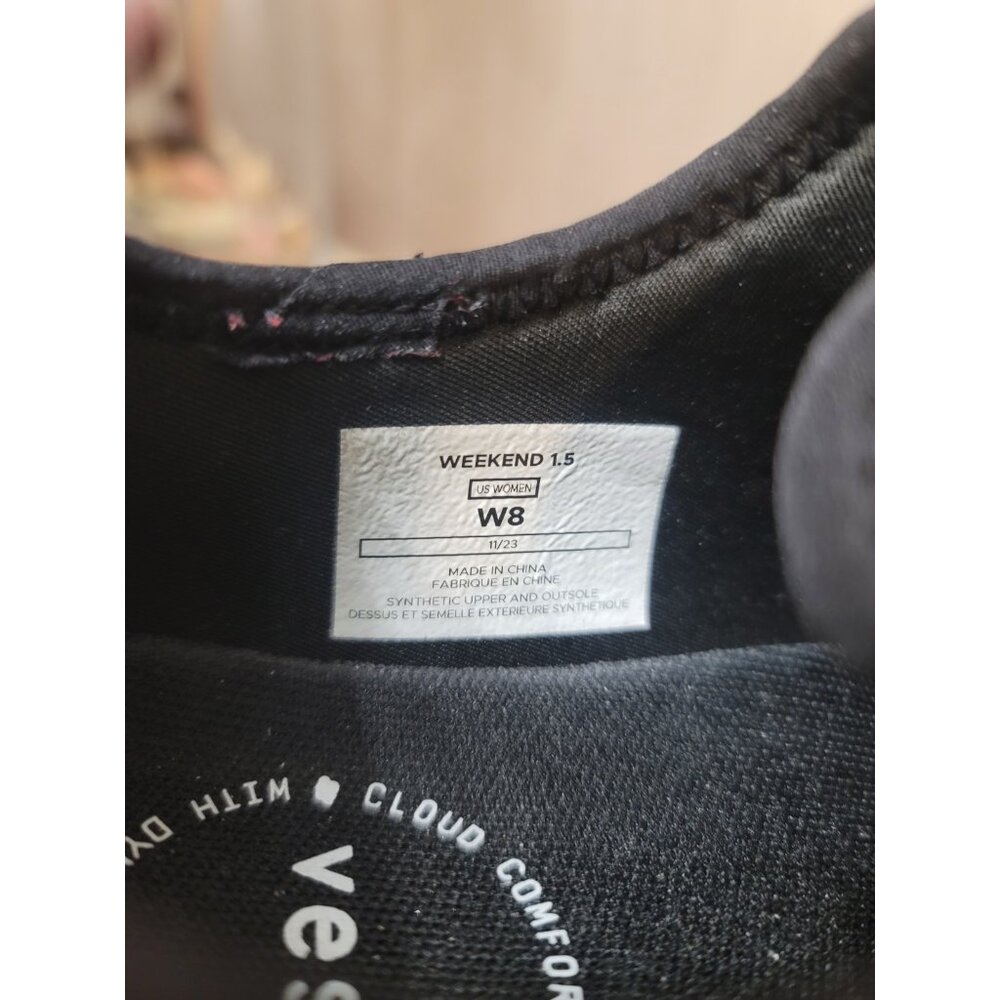 Vessi Weekend waterproof casual sneakers, size 8, black - Picture 5 of 9